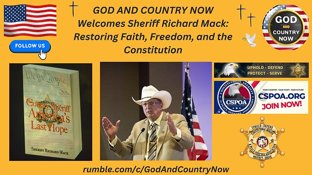 Sheriff Richard Mack: Restoring Faith, Freedom, and the Constitution — original episode artwork