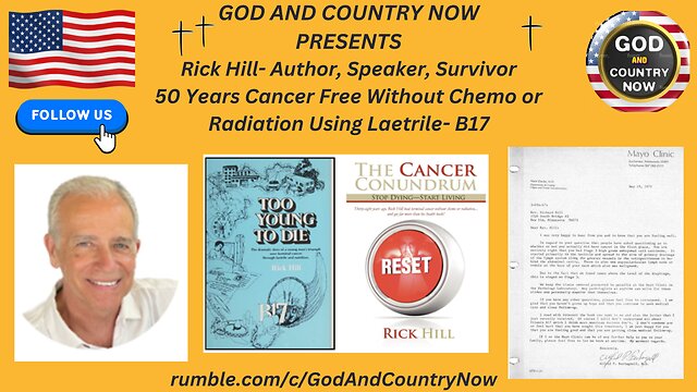 Rick Hill: Author, Speaker, 50-Year Cancer Survivor — original episode artwork