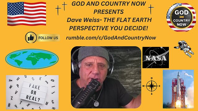 Dave Weiss — The Flat Earth Perspective: You Decide! — original episode artwork