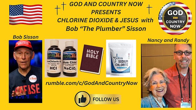 Chlorine Dioxide & Jesus with Bob “The Plumber” Sisson — original episode artwork