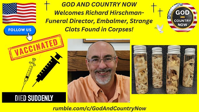 Richard Hirschman — Funeral Director, Embalmer, Strange Clots Found in Corpses! — original episode artwork