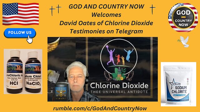 David Oates of Chlorine Dioxide Testimonies — original episode artwork